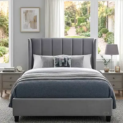 Brand New Luxury Fully Customizable Bedframe - King Size - Hydraulic Storage Can be installed