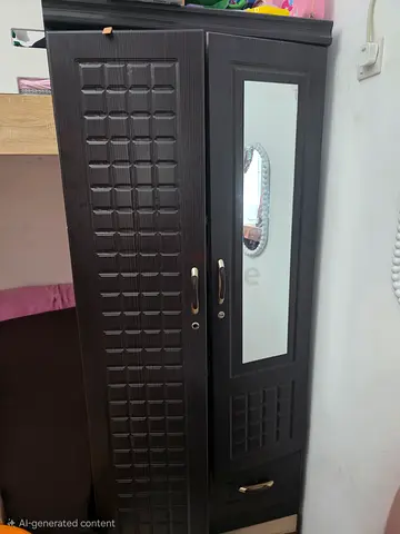 2-door wardrobe and sliding cabinet - good condition