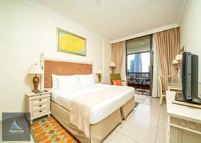 Skyline View 1BR Serviced Apt | Min 6 Months Stay Dubai