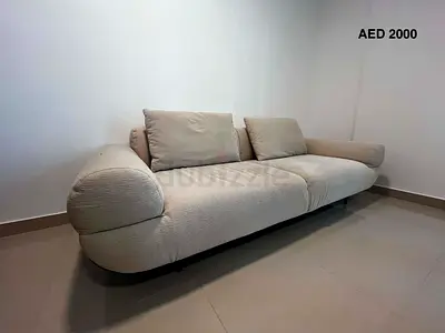 Beige 3-Seater Modern Sofa - Al Zeina