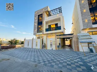 فيلا مودرن فاخرة 6 غرف نوم بطابقين وروف، بتشطيبات سوبر ديلوكس، شاملة رسوم التسجيل والمياه والكهرباء والمكيفات، موقع مميز، بيع مباشر من المالك مع خصم خ