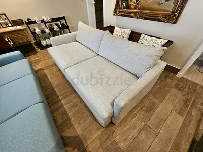 Cratebarrel lounge deep three seater sofa