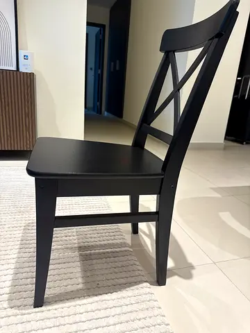 Ikea dining chairs+ hm cushion