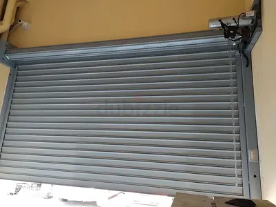 Electric Rolling Garage Shutter Door with Motor - Good Working Condition