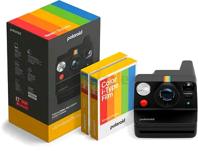 Polaroid Now+ 3rd Generation I-Type Instant Camera + Film Bundle