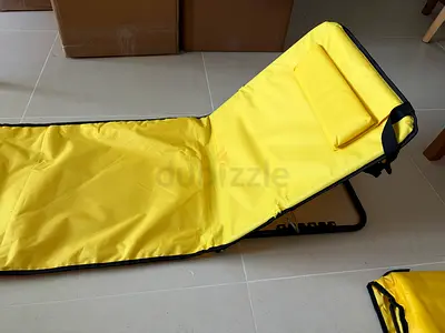 Portable adjustable beach sunbed