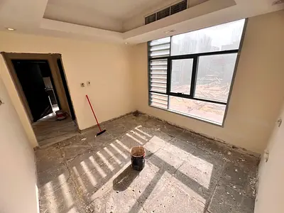 غرفة وصالة سيستم دخول بالكارد مساحة كبيرة إطلالة بانورامية تقسيمات ممتازة