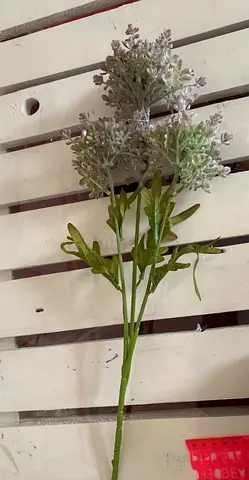Artificial lavender spray stem - single faux flower