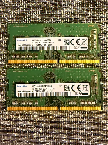 Samsung 16gb (8gb x 2) DDR4 Laptop Ram SO-DIMM