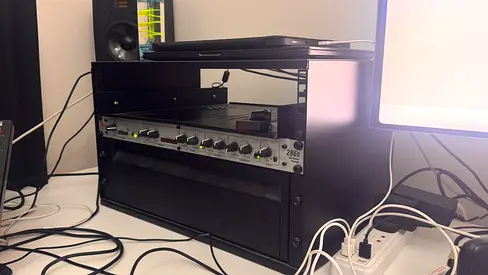 Assorted audio connectors and patch cables - XLR, TRS, mini TRS set, Rack mount, diffuser