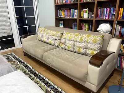 Good quality 3-seater sofabed with storage - free