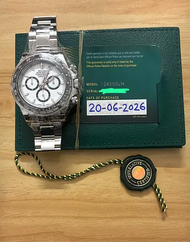 Rolex Daytona panda white 2026 new