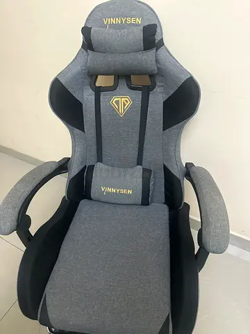 grey gaming chair