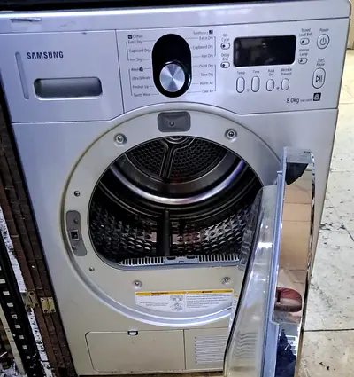 Samsung 8kg Front Load Dryer - Silver, Good Working Condition