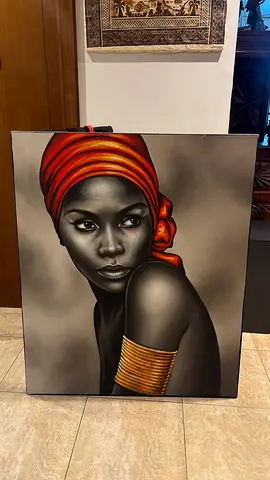 Large hand paint of a beautiful well made 120x100 cm.