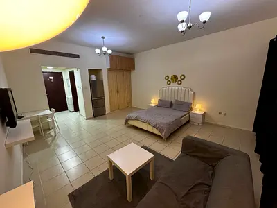 SUMMER OFFER FULLY FURNISHED READY TO MOVE APRTMENT IN MORROCO CLUSTER READY TO MOVE ONLY 2599 AED