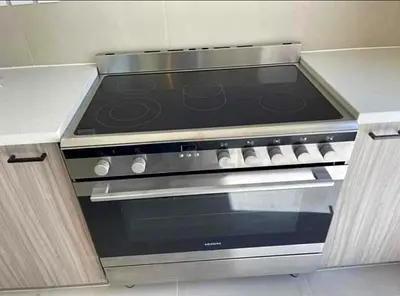 Siemens latest model full electric ceramic 5 hobs stove oven fan cooking range 90x60 by qaqs