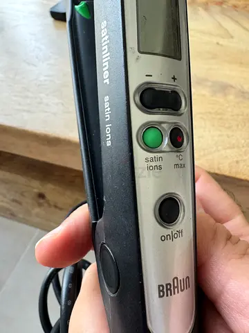 Braun Satin Hair Straightener - Used, Working