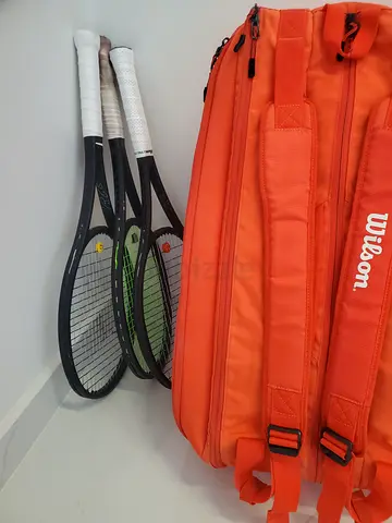 Tennis bag and Rackets