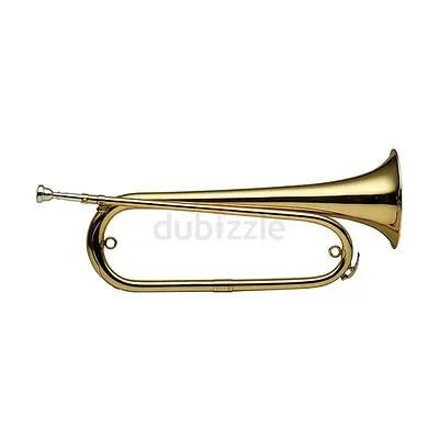 Stagg Bb Bugle, Body in Brass with Soft Bag