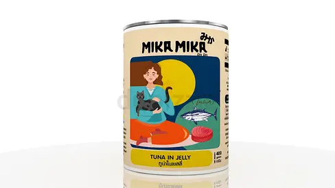 Mika Mika Tuna in Jelly Cat Food - 400g can