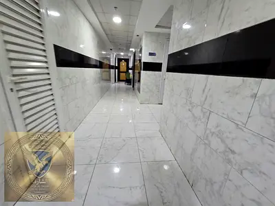 For annual rent two bedroom and living room open view spacious layout central AC modern finishing flexible payment options close to the Corniche prime