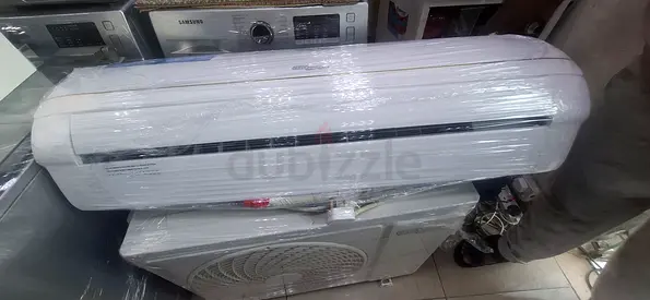 Split AC unit (indoor + outdoor) - lightly used, wrapped for transport