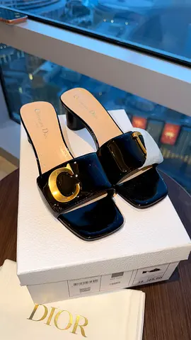 Christian Dior C’Est Dior Patent Leather Mules