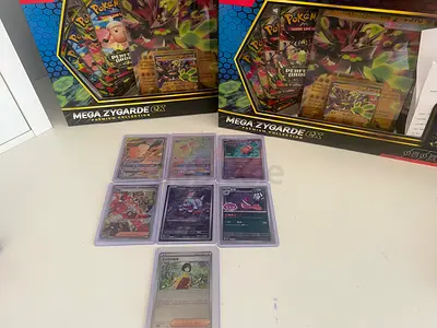 Price negotiable Pokemon Mega Zygarde EX Premium Collection and Assorted Trading Cards