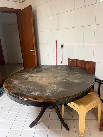 Wooden table available