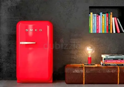 New SMEG Retro Style Fab10 Refrigerator - Red Italy brand