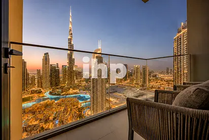 Burj & Fountain view | High Floor |Royal Furnished