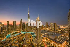 Burj & Fountain view | High Floor |Royal Furnished