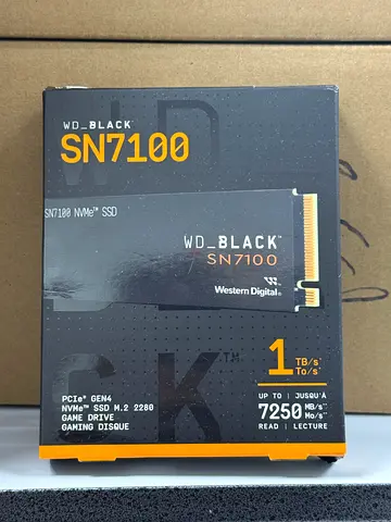 Western Digital WD_BLACK SN7100 1TB NVMe M.2 SSD