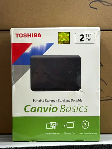 Toshiba Canvio Basics 2TB Portable External Hard Drive -