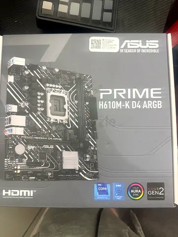 ASUS PRIME H610M-K D4 ARGB LGA1700 Motherboard - Like New