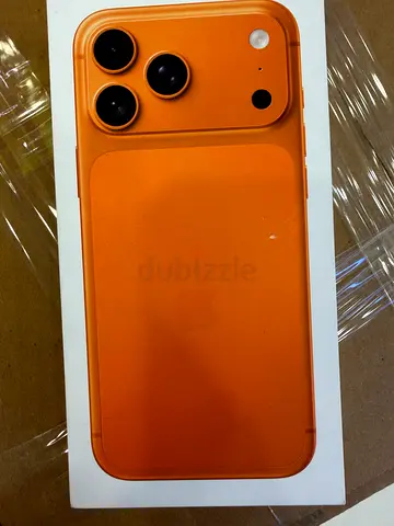 Apple iPhone (orange) box - unopened 17 pro max 512 GB TDRA purchased from emax for sale 5200