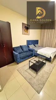 Fully furnished studio apartment with internet available for monthly rent in Al Majaz 3, Sharjah