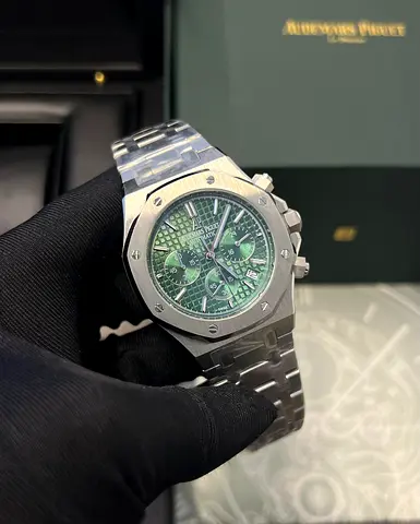 Audemars Piguet Royal Oak Chronograph 41mm Green Dial Stainless Steel
