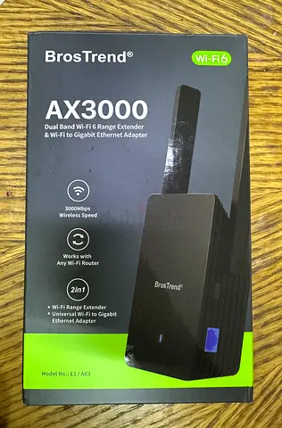 BrosTrend AX3000 Wi‑Fi 6 Dual Band Range Extender