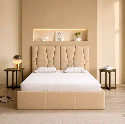 Stylish design new Queen size bed with mattress family bed double bed Queen bed strong good Quality