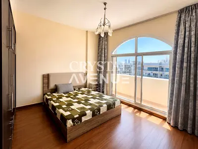 Furnished 2BR | Balcony | Wooden Flooring | Storage room