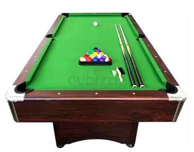Billiard Table, Pool Table Green With Ball Collection System - 9 Ft - Brand New