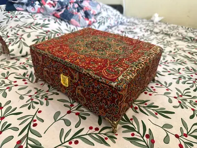 Decorative Patterned Jewelry or Keepsake Box