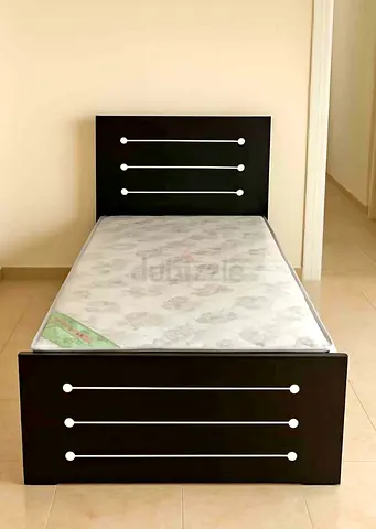 Brand New Single Wooden Bed With Medical Mattress