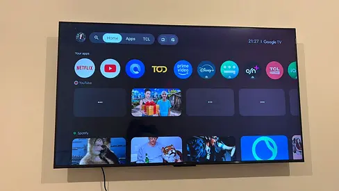 55 INCH TCL GOOGLE TV (9 months used)