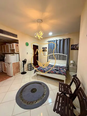 Spacious studio Available With Seprate Kitchen & Central AC Just in 18999 AED