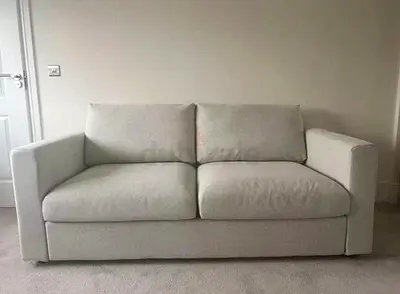 Like A New Condition High Quality ikea vimle two seater sofa bed with mattress
