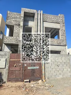 Largest and most beautiful villa for sale, semi-finished, in Al Zahia, Ajman