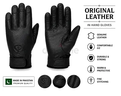 Original Genuine Leather Gloves for Men – Winter Driving Gloves | Made in Pakistan🏷️ Keywords / Sea